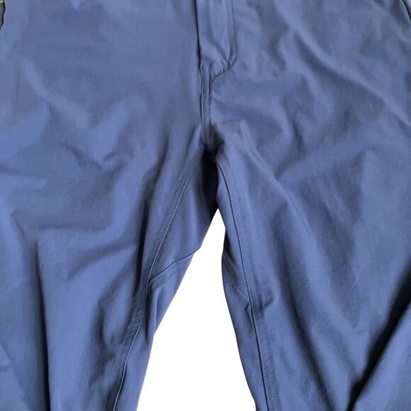 01.ALGO 30x34 Tech Commuter Performance Pants Navy Zippered Pocket Lightweight - Picture 10 of 16